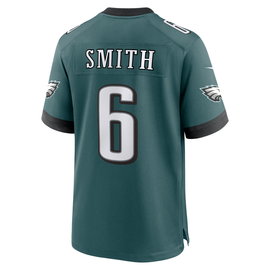 Philadelphia Eagles DeVonta Smith Midnight Green Team Game Jersey