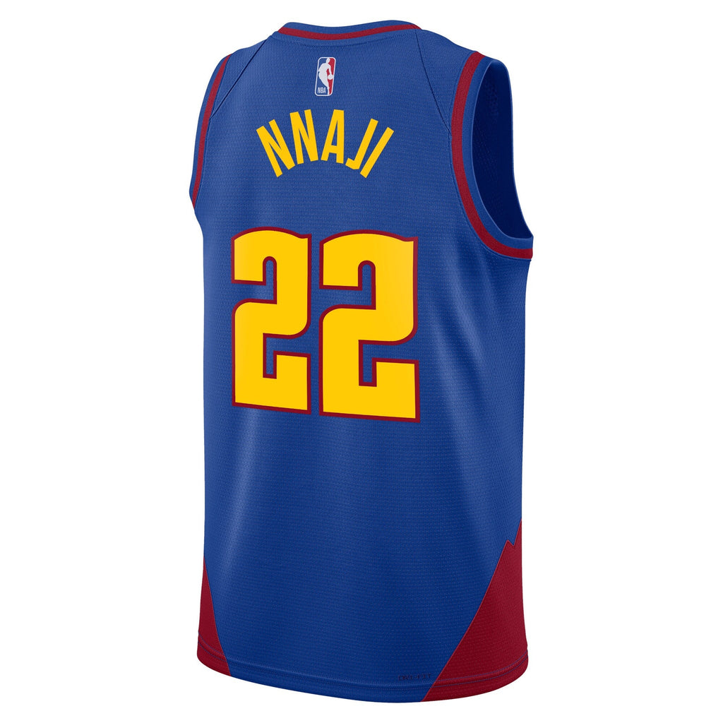 Denver Nuggets Statement Edition Swingman Jersey - Blue - Zeke Nnaji