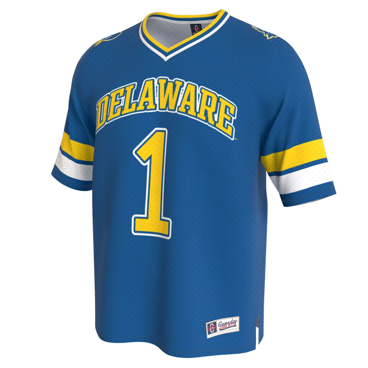 Delaware Fightin' Blue Hens Lightweight Collegiate Football Fashion Jersey - Royal