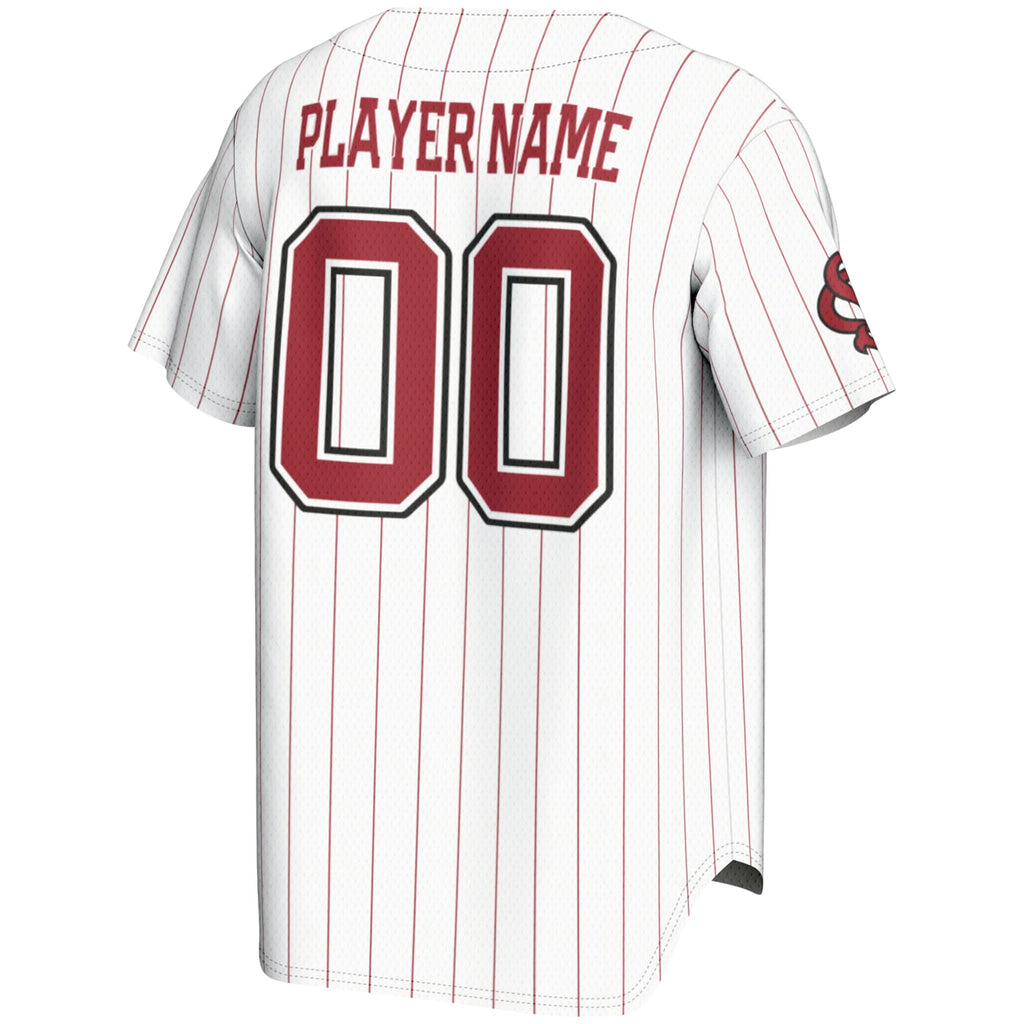 South Carolina Gamecocks NIL Pick-A-Player Baseball Lightweight Jersey - White