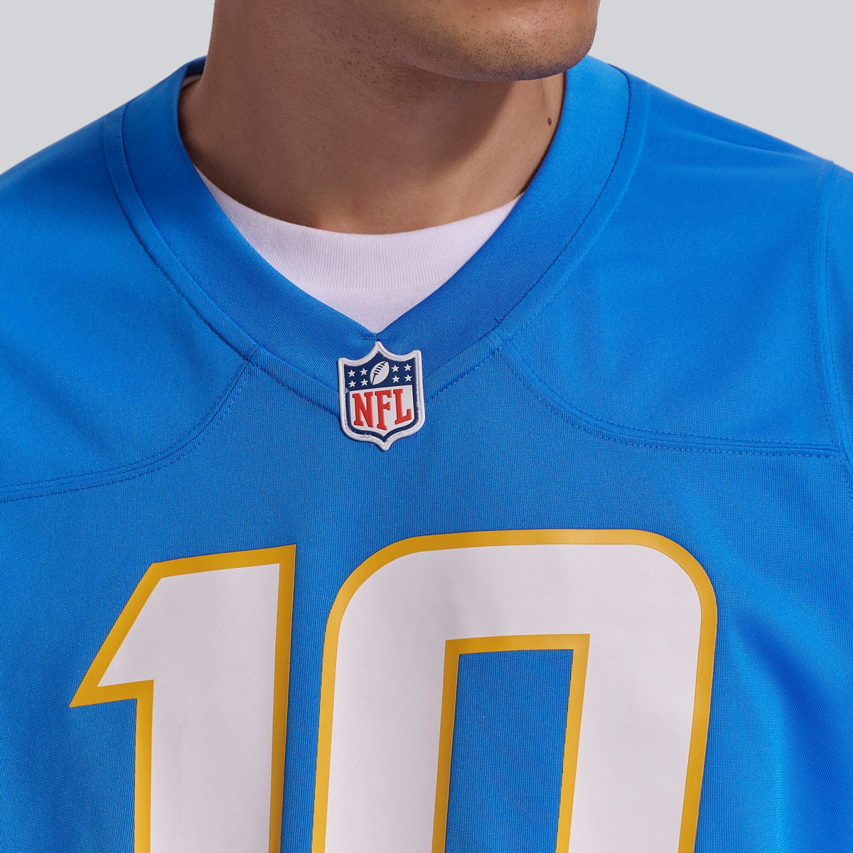 Los Angeles Chargers Justin Herbert Powder Blue Player Game Jersey