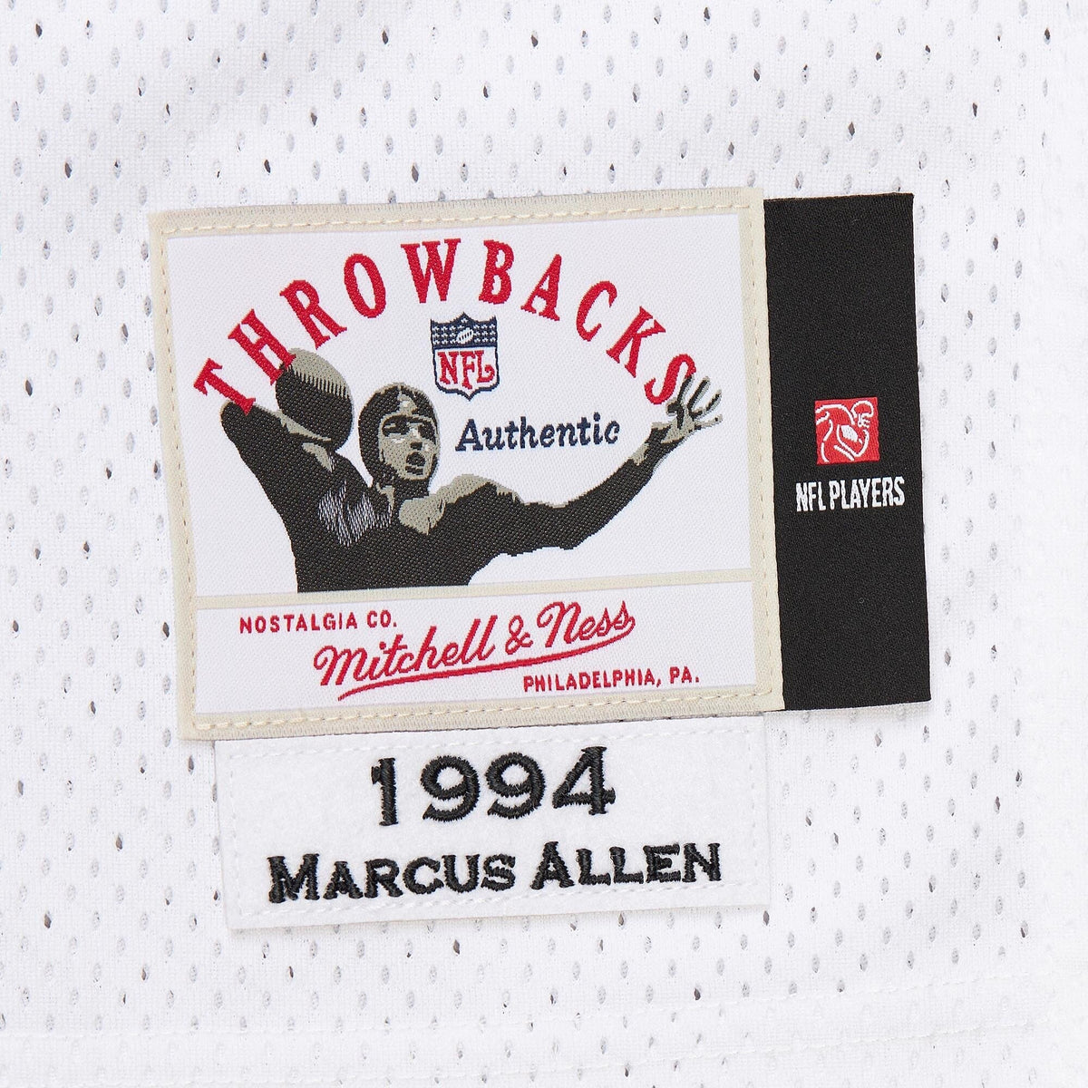 Kansas City Chiefs 1994 Marcus Allen White Authentic Throwback Retired Player Jersey