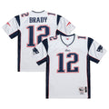 New England Patriots Tom Brady White 2000 Authentic Jersey