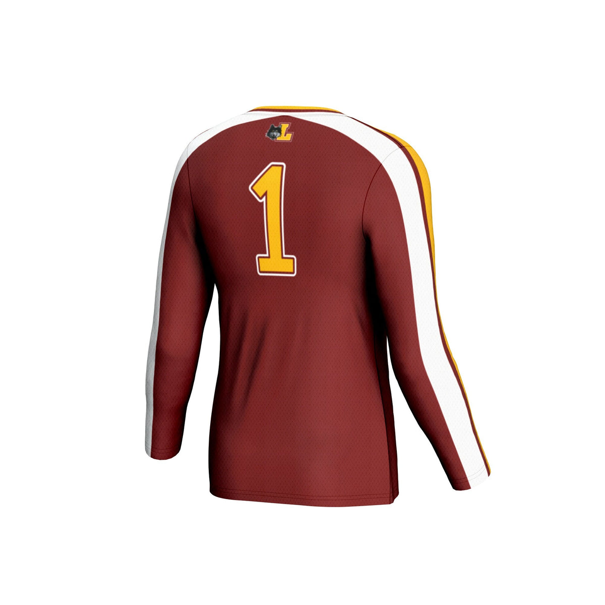 Loyola Chicago Ramblers #1 Lightweight Volleyball Fashion Jersey - Maroon