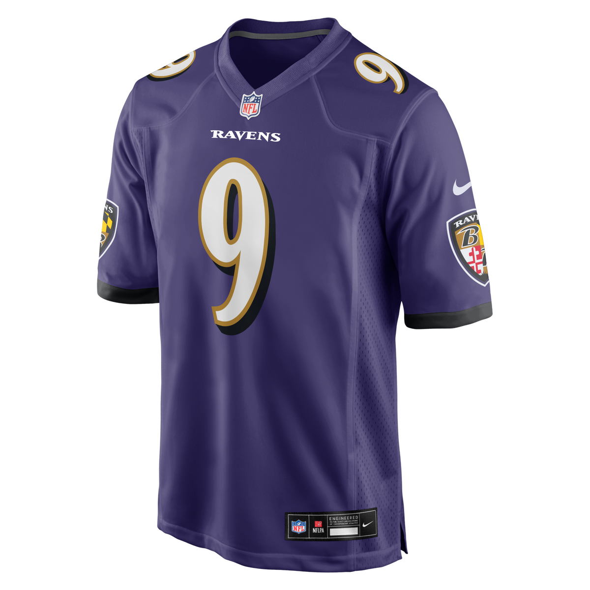 Baltimore Ravens Steve McNair Purple Game Retired Player Jersey