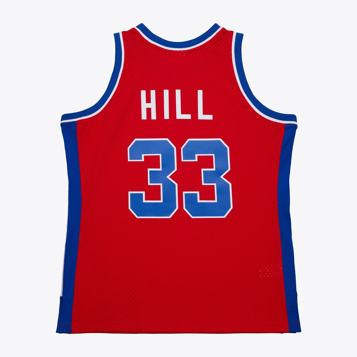 Detroit Pistons Grant Hill 1994 Dark Authentic Jersey - Red