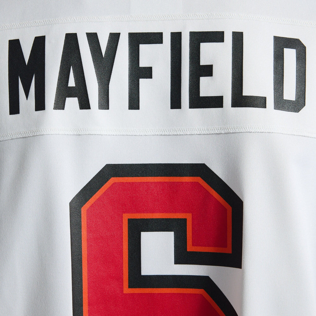 Tampa Bay Buccaneers Baker Mayfield White Away Game Jersey