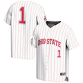 #1 Ohio State Buckeyes Lightweight Baseball Jersey - White