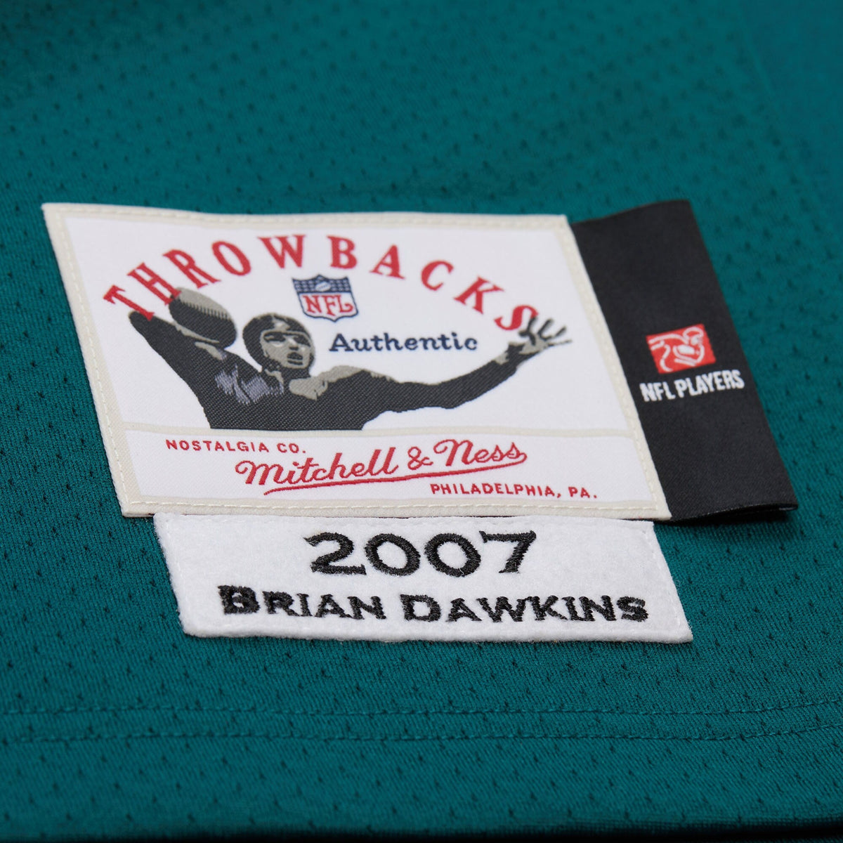 Philadelphia Eagles Brian Dawkins Green 2007 Authentic Throwback Retired Player Jersey