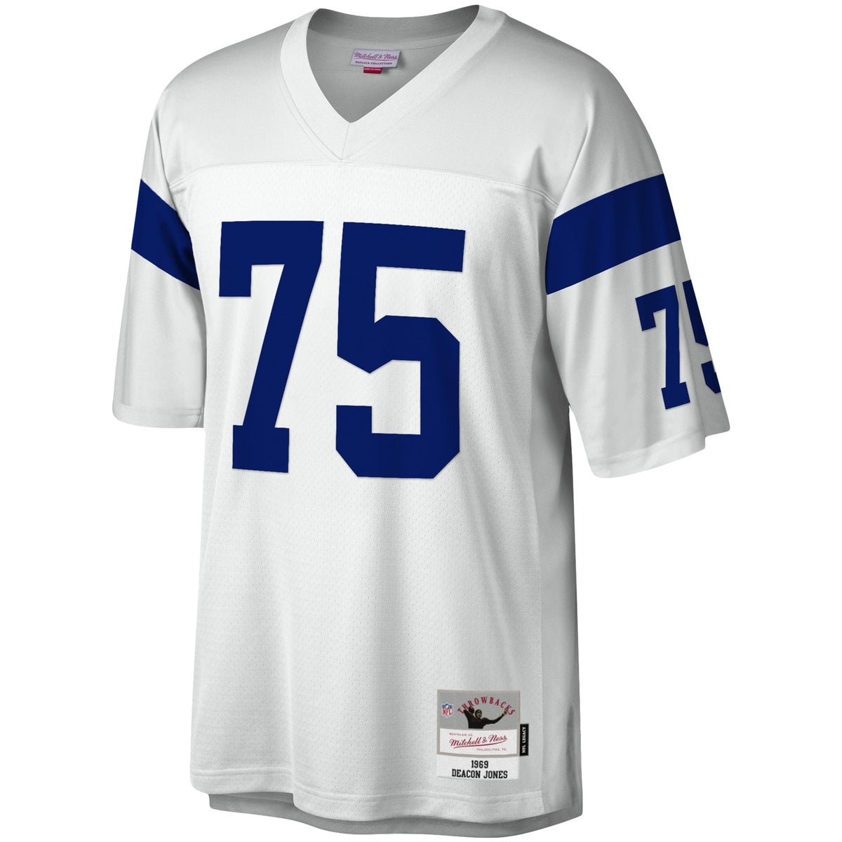 Los Angeles Rams Deacon Jones White Legacy Replica Jersey