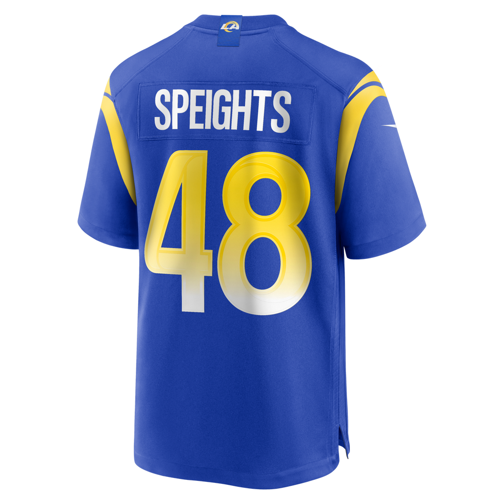 Los Angeles Rams Omar Speights Royal Game Jersey