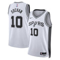 San Antonio Spurs Association Edition Swingman Jersey - White - Jeremy Sochan
