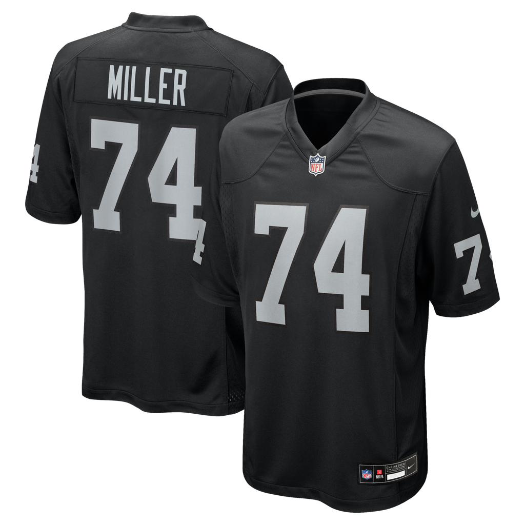 Las Vegas Raiders Kolton Miller Black Game Jersey