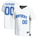Kentucky Wildcats Lightweight Collegiate Baseball Pinstripe NIL Pick-A-Player Fashion Jersey - White