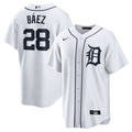 Detroit Tigers Javier Baez White Home Replica Player Jersey