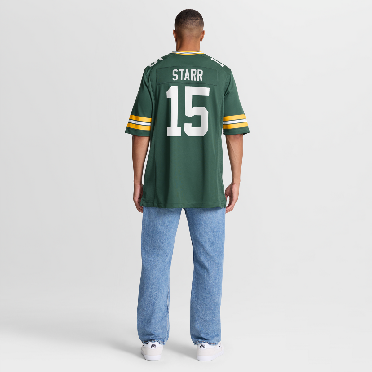 Green Bay Packers Bart Starr Green Game Retired Player Jersey