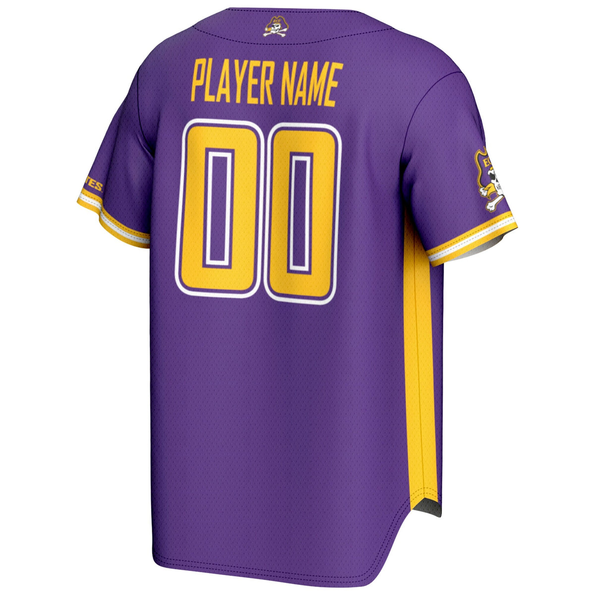 ECU Pirates NIL Pick-A-Player Lightweight Baseball Jersey - Purple