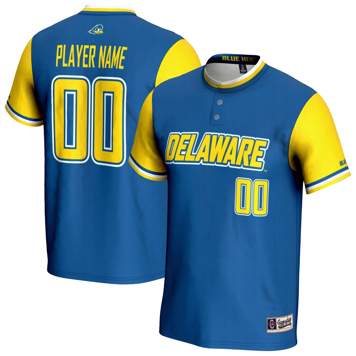 Delaware Fightin' Blue Hens NIL Pick-A-Player Lightweight Softball Jersey - Royal