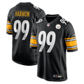 Pittsburgh Steelers Derrick Harmon Black Game Player Jersey
