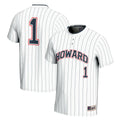#1 Howard Bison Lightweight Softball Jersey - White