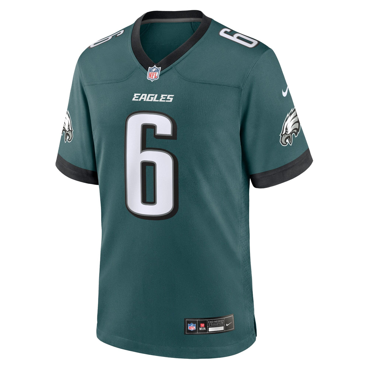 Philadelphia Eagles DeVonta Smith Midnight Green Team Game Jersey
