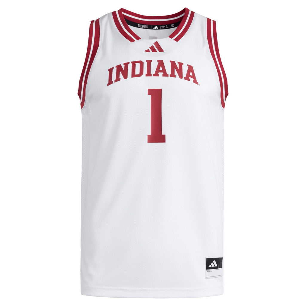 #1 White Indiana Hoosiers Replica Swingman Jersey