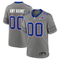 Buffalo Bills Gray Nickel City Custom Game Jersey
