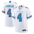 Tennessee Titans Wan'Dale Robinson White Game Jersey