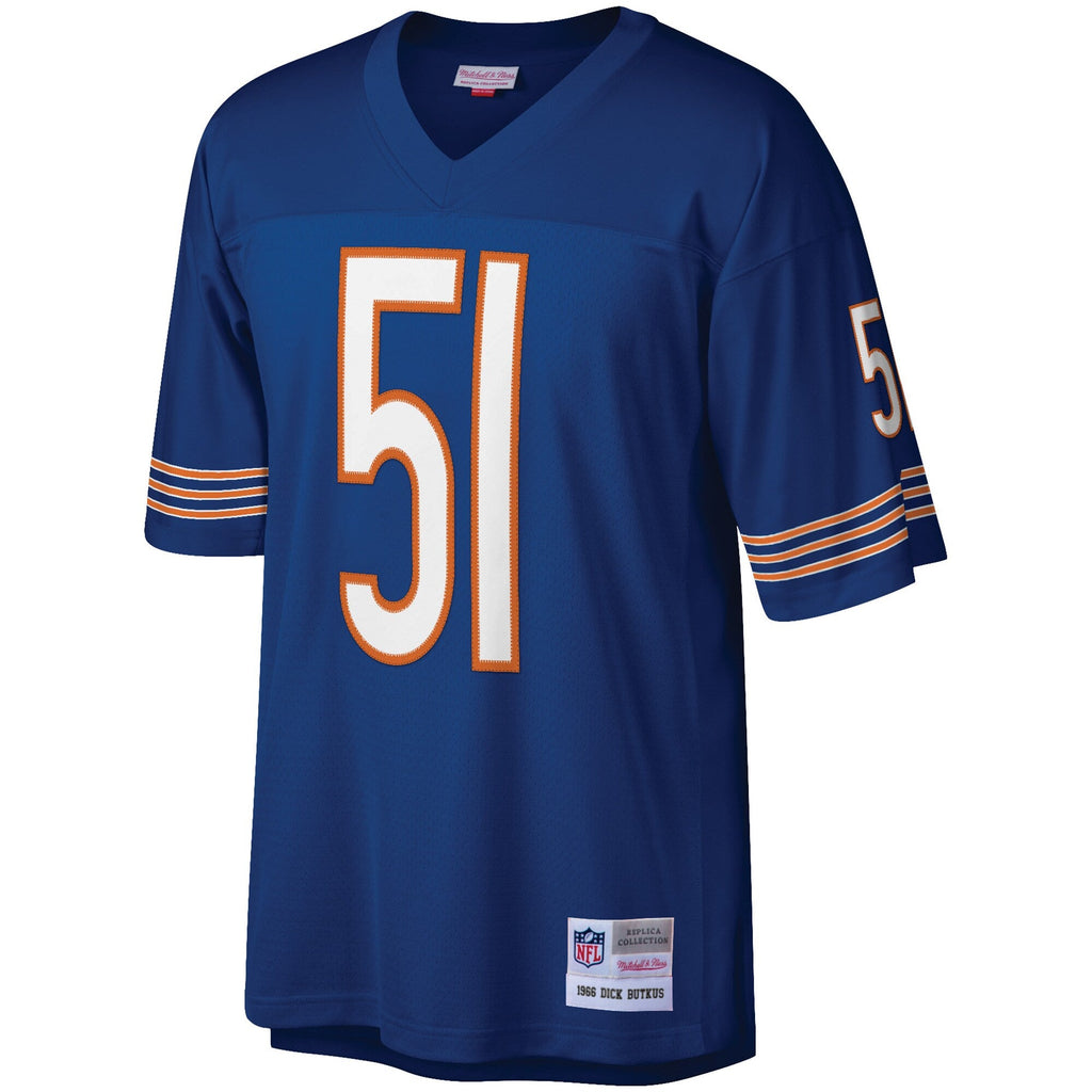 Chicago Bears Dick Butkus Navy Retired Player Legacy Replica Jersey