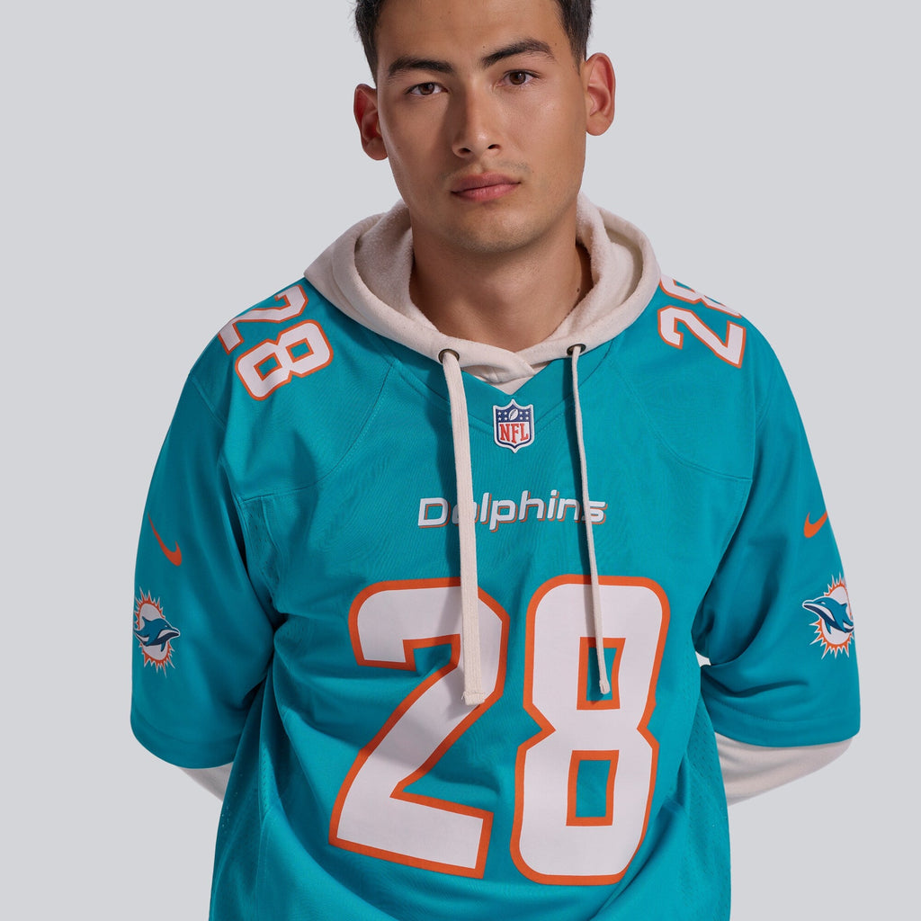 Miami Dolphins Devon Achane Aqua Player Game Jersey