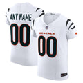 Cincinnati Bengals White Vapor F.U.S.E. Elite Custom Jersey