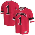 Northern Illinois Huskies Lightweight Collegiate Football Fashion Jersey - Cardinal