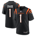 Cincinnati Bengals Ja'Marr Chase Black Game Jersey