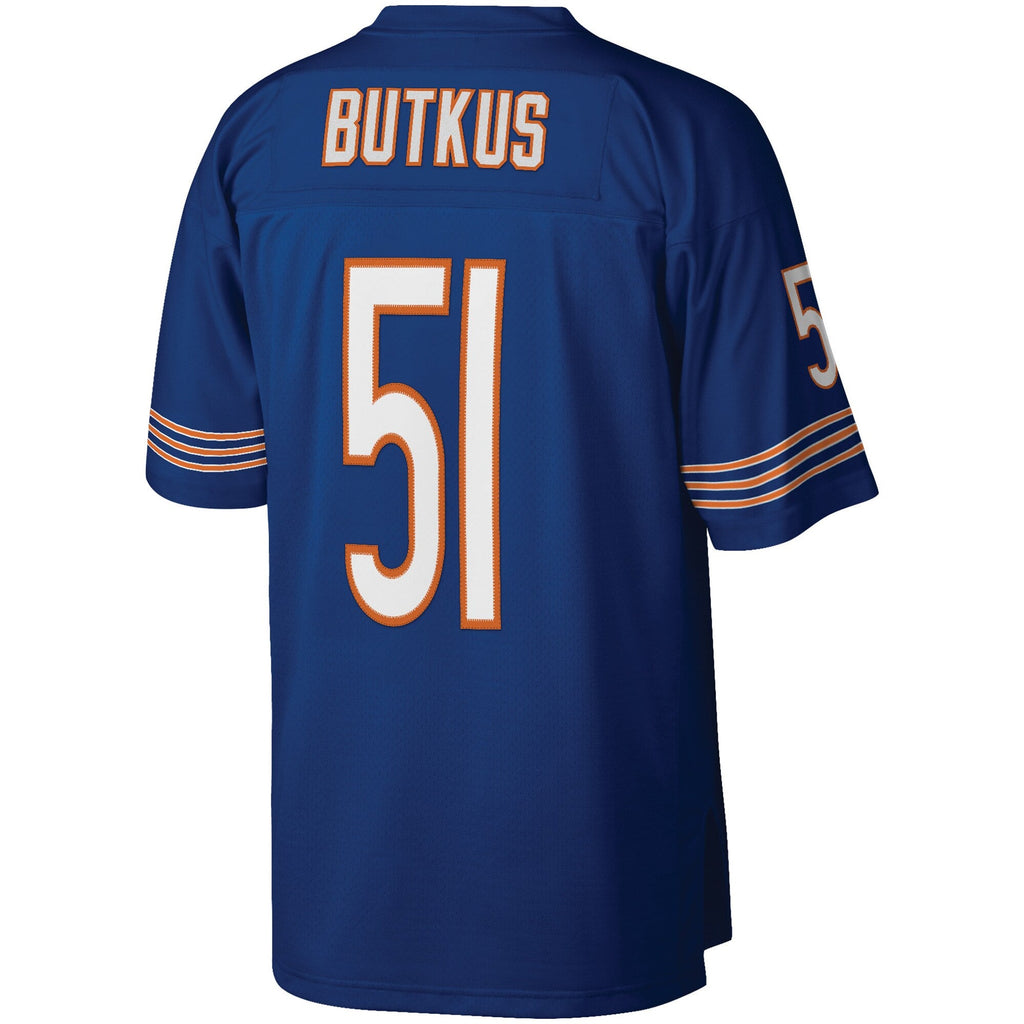 Chicago Bears Dick Butkus Navy Retired Player Legacy Replica Jersey