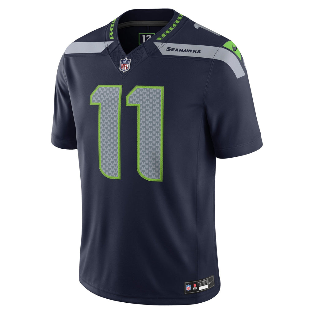 Seattle Seahawks Jaxon Smith-Njigba College Navy Team Vapor F.U.S.E. Stitched Limited Jersey