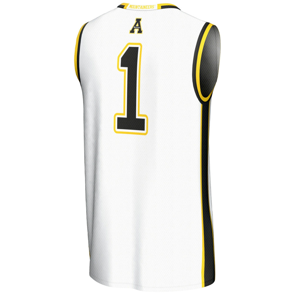 #70 Appalachian State Mountaineers Lightweight Basketball Jersey - White