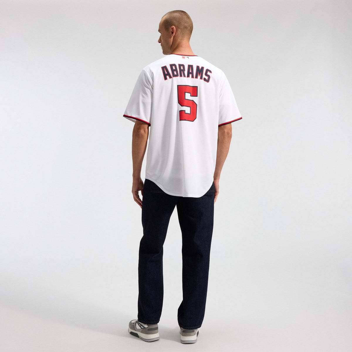 Washington Nationals CJ Abrams White Home Replica Jersey