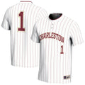 Charleston Cougars Lightweight Collegiate Softball Fashion Jersey - White