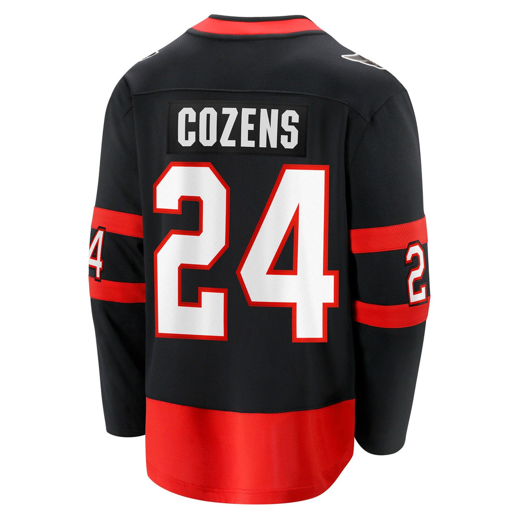 Ottawa Senators Dylan Cozens Black Home Breakaway Jersey