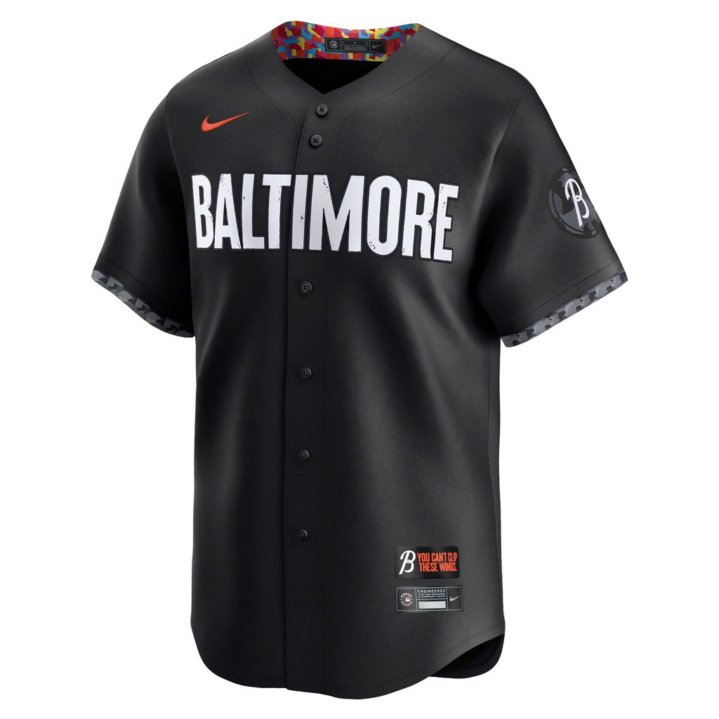 Baltimore Orioles Adley Rutschman Black City Connect Limited Player Jersey