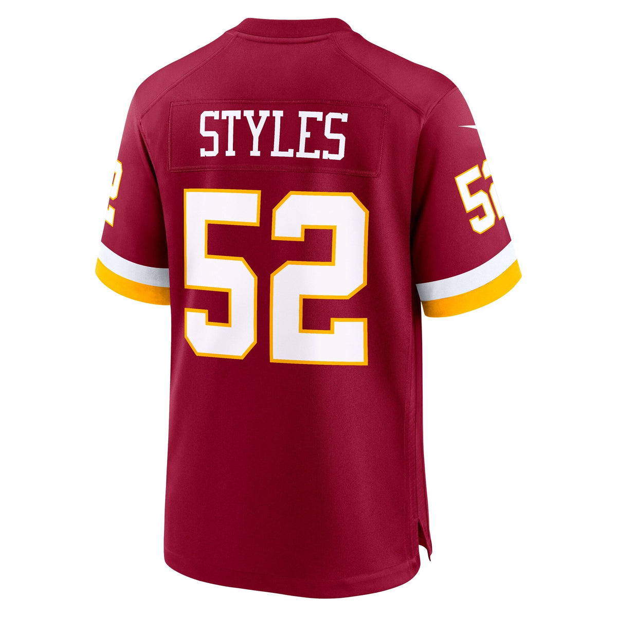 Washington Commanders Sonny Styles Burgundy 2026 NFL Draft First Round Pick No. 7 Team Game Jersey
