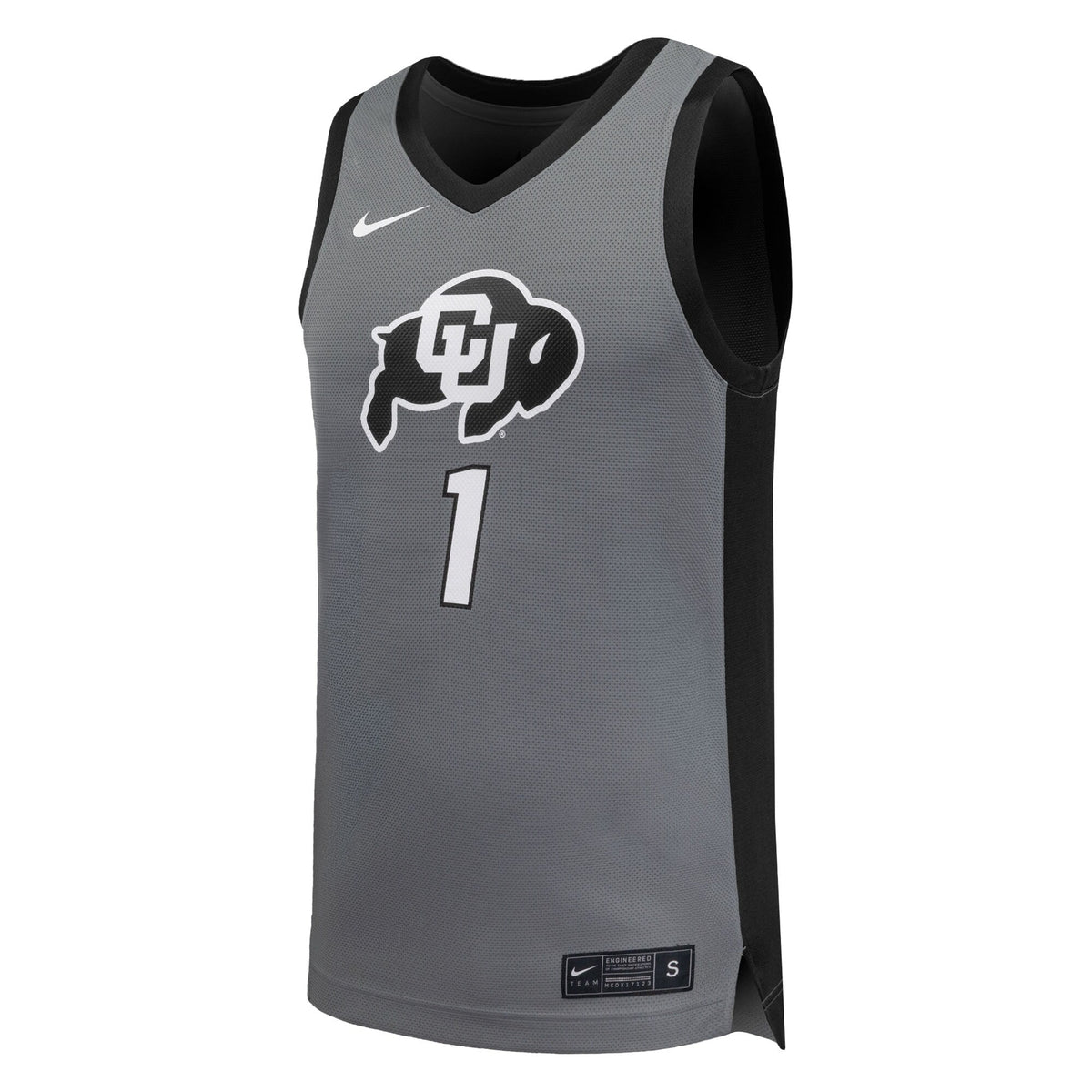 #1 Gray Colorado Buffaloes Replica Basketball Jersey