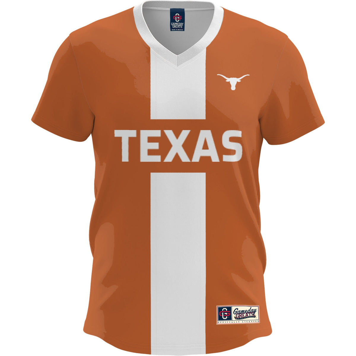 Texas Longhorns Lightweight Soccer Fashion Jersey - Burnt Orange