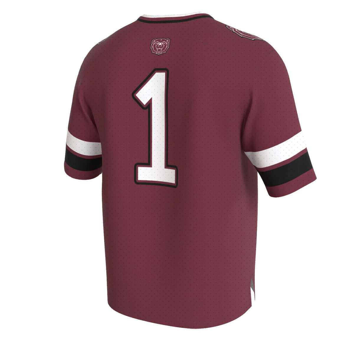 Missouri State University Bears Lightweight Collegiate Football Fashion Jersey - Maroon