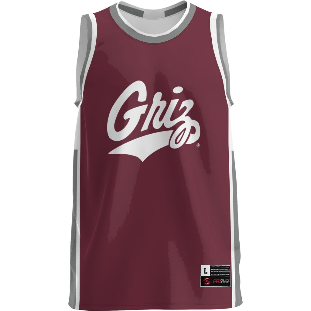 Montana Grizzlies Lightweight Basketball Jersey - Maroon