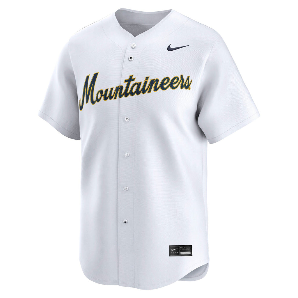 White West Virginia Mountaineers Baseball Limited Jersey