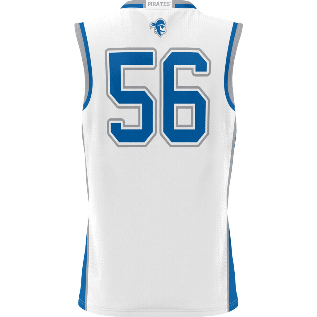 #56 Seton Hall Pirates Lightweight Basketball Jersey - White