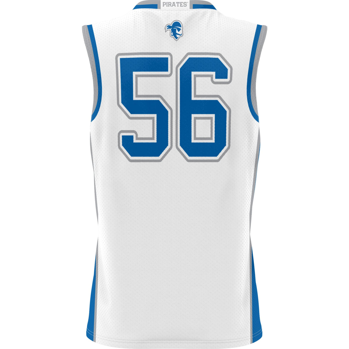 #56 Seton Hall Pirates Lightweight Basketball Jersey - White
