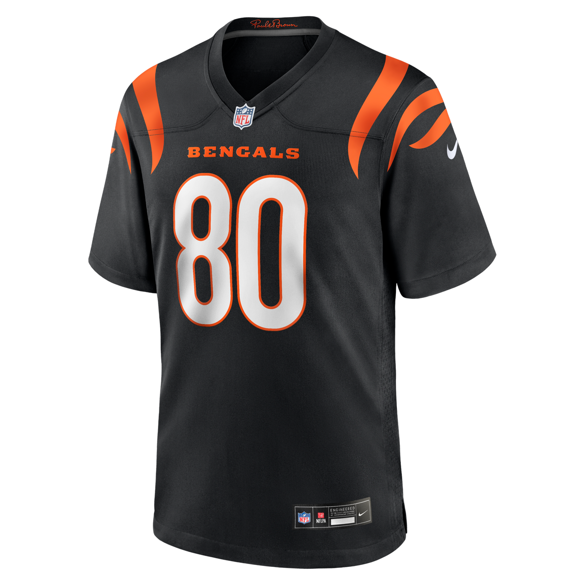 Cincinnati Bengals Cris Collinsworth Black Team Retired Player Game Jersey