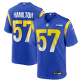 Los Angeles Rams Ty Hamilton Royal Team Game Jersey